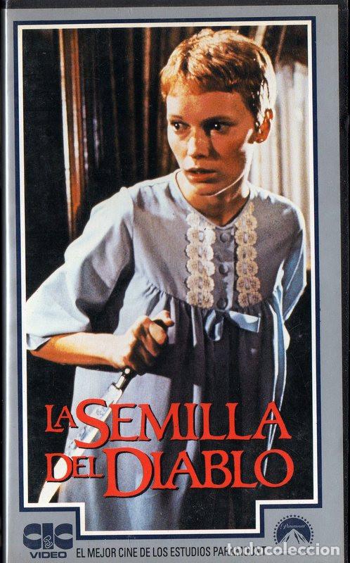 Cinema: Caja y car&aacute;tula originales La semilla del diablo VHS (NO CINTA).