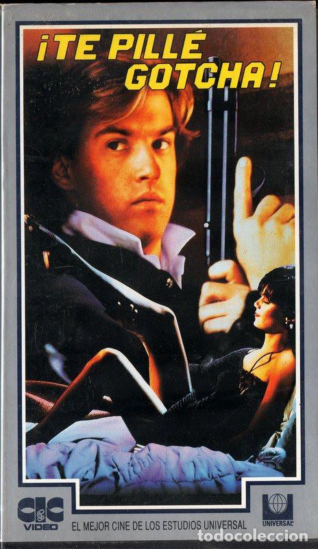 Cinema: Caja y car&aacute;tula originales &iexcl;Te pill&eacute;, Gotcha! VHS (NO CINTA).