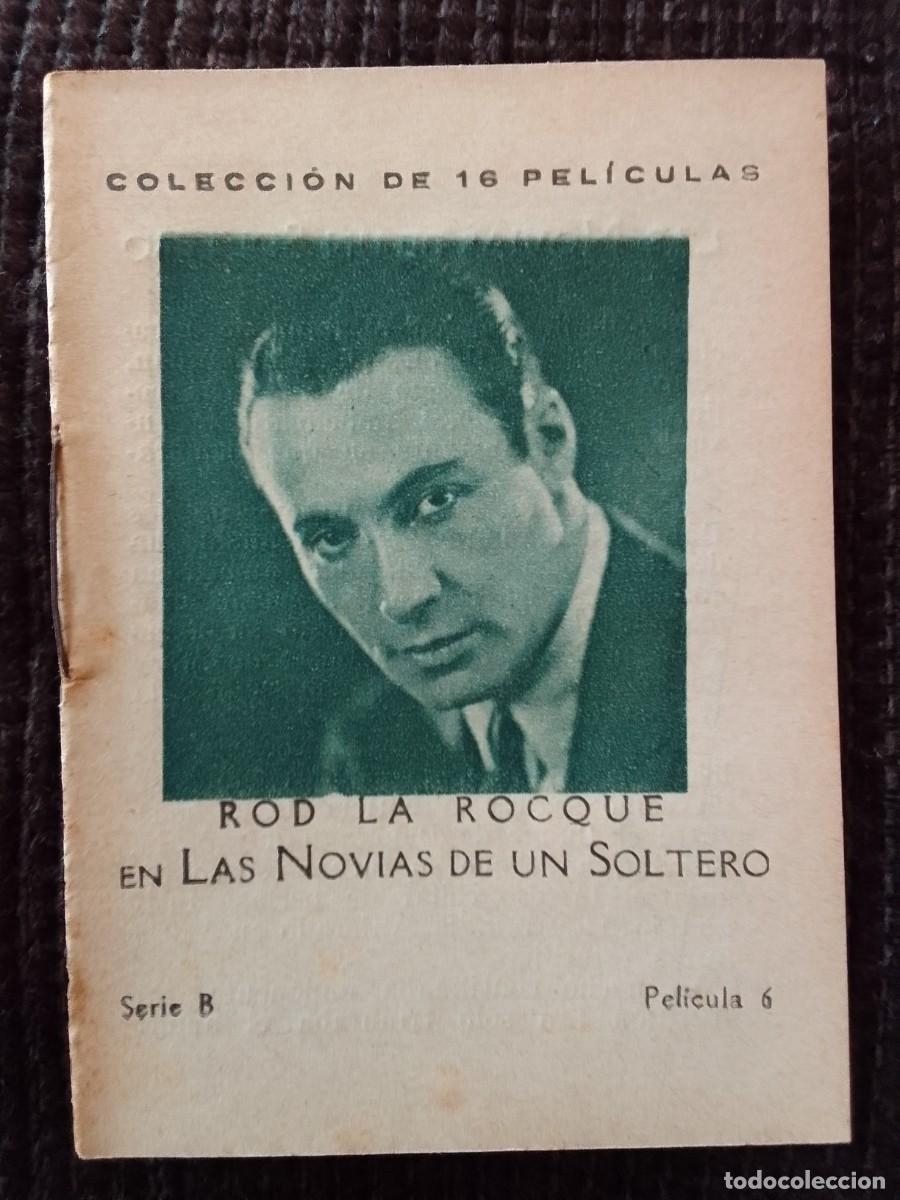 Cinema: LIBRITO. LAS NOVIAS DE UN SOLTERO. SERIE B. PELICULA 6. DEPURATIVO WOKEYER. J.FERRE PIE. BARCELONA.