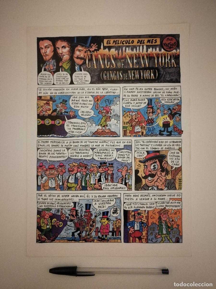 Cinema: FICHA COLECCIONABLE -A4- GANGS OF NEW YORK - COMIC - CINE