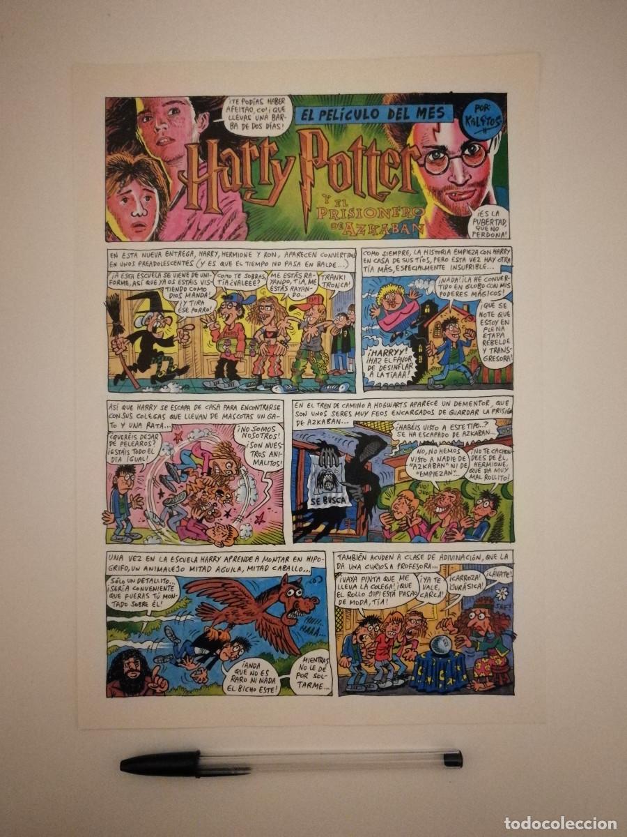 Cinema: FICHA COLECCIONABLE -A4- Harry Potter y el prisionero de Azkaban - COMIC - CINE