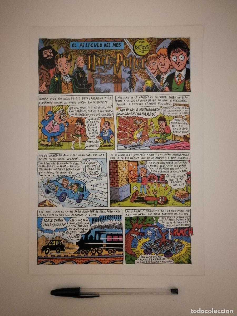 Cinema: FICHA COLECCIONABLE -A4- Harry Potter y LA CAMARA SECRETA - COMIC - CINE