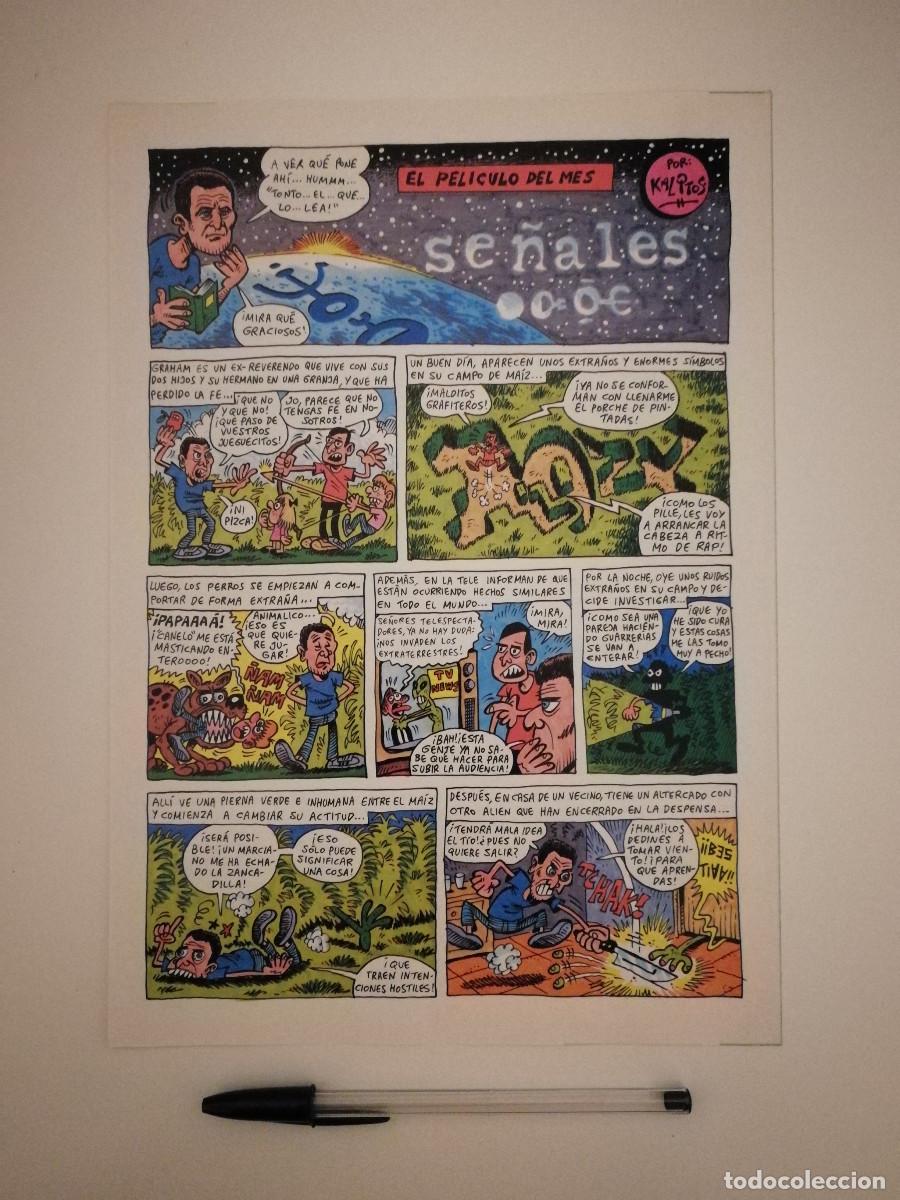 Cinema: FICHA COLECCIONABLE -A4- SE&Ntilde;ALES MEL GIBSON - COMIC - CINE