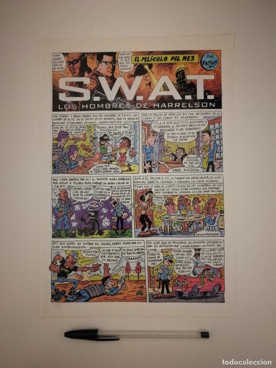 Cinema: FICHA COLECCIONABLE -A4- S.W.A.T.: Los hombres de Harrelson - COMIC - CINE