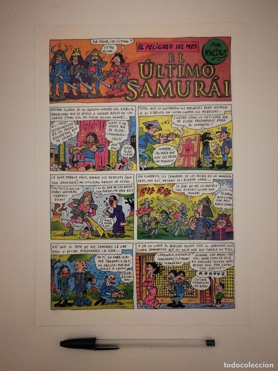 Cinema: FICHA COLECCIONABLE -A4- EL ULTIMO SAMURAI - TOM CRUISE - COMIC - CINE