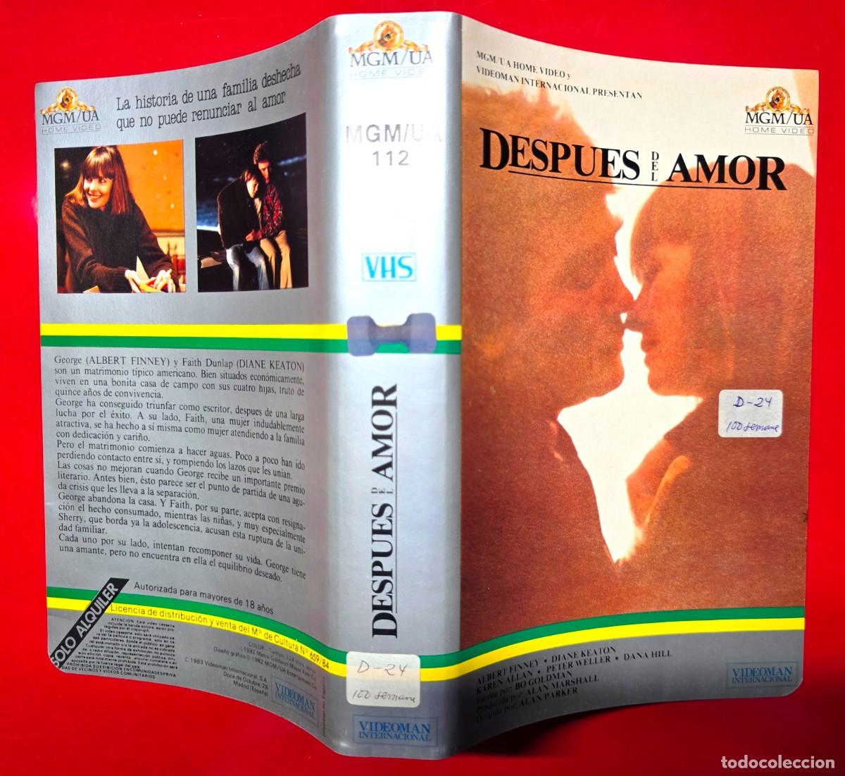 Cine: DESPUES DEL AMOR - SOLO CAR&Aacute;TULA 1&ordf; EDICION VIDEOCLUB
