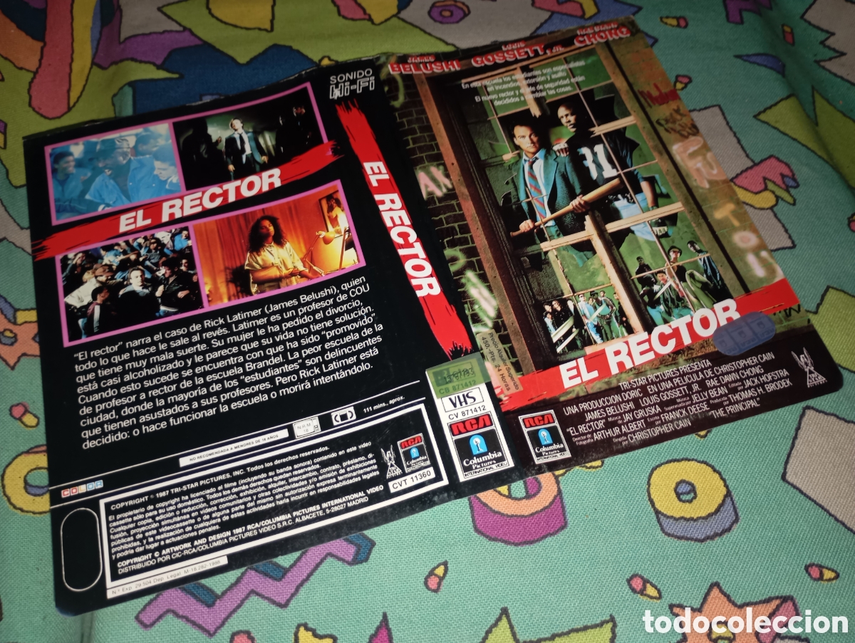 Cinema: Car&aacute;tula vhs- el rector