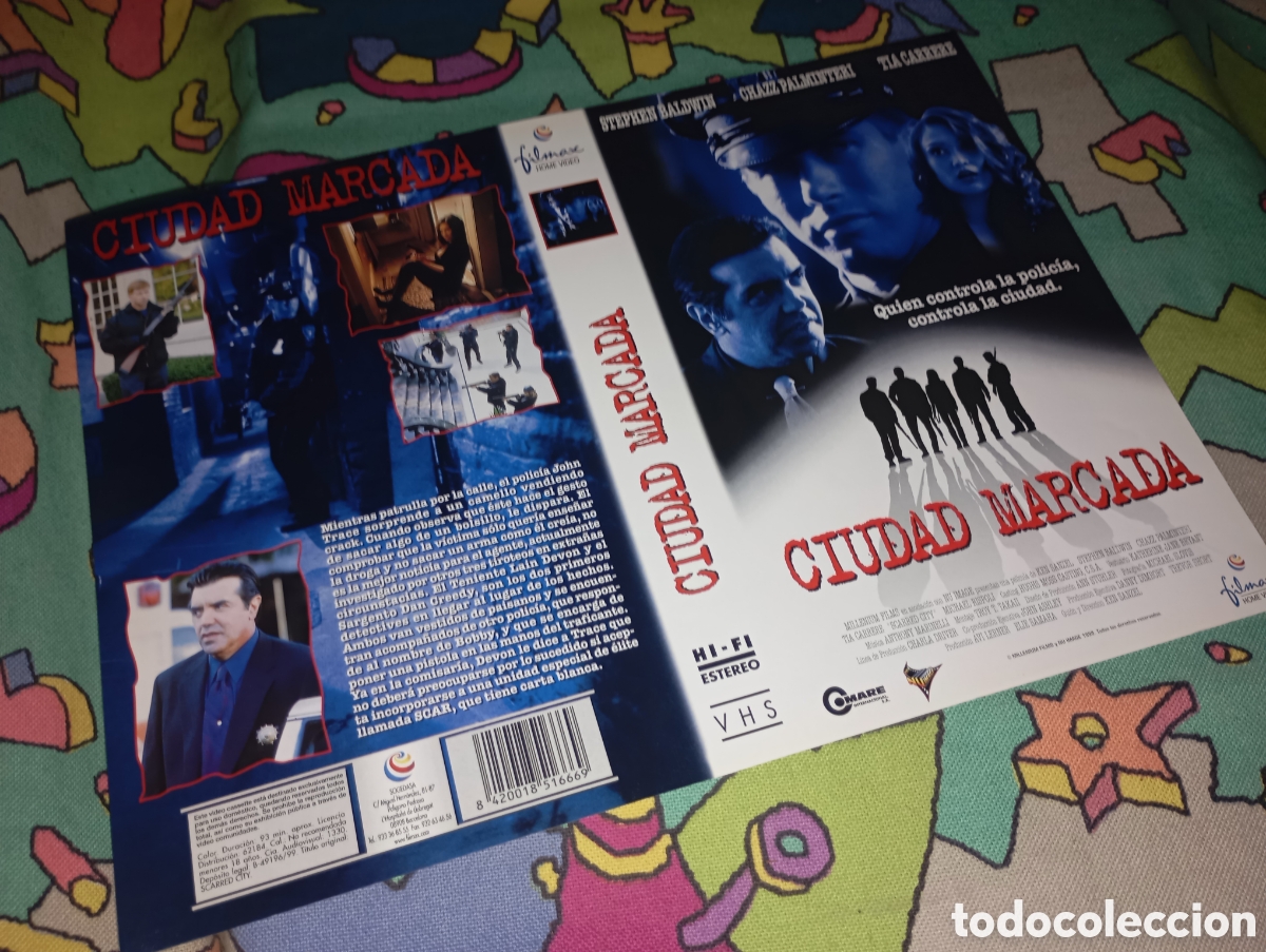 Cinema: Car&aacute;tula vhs- ciudad marcada