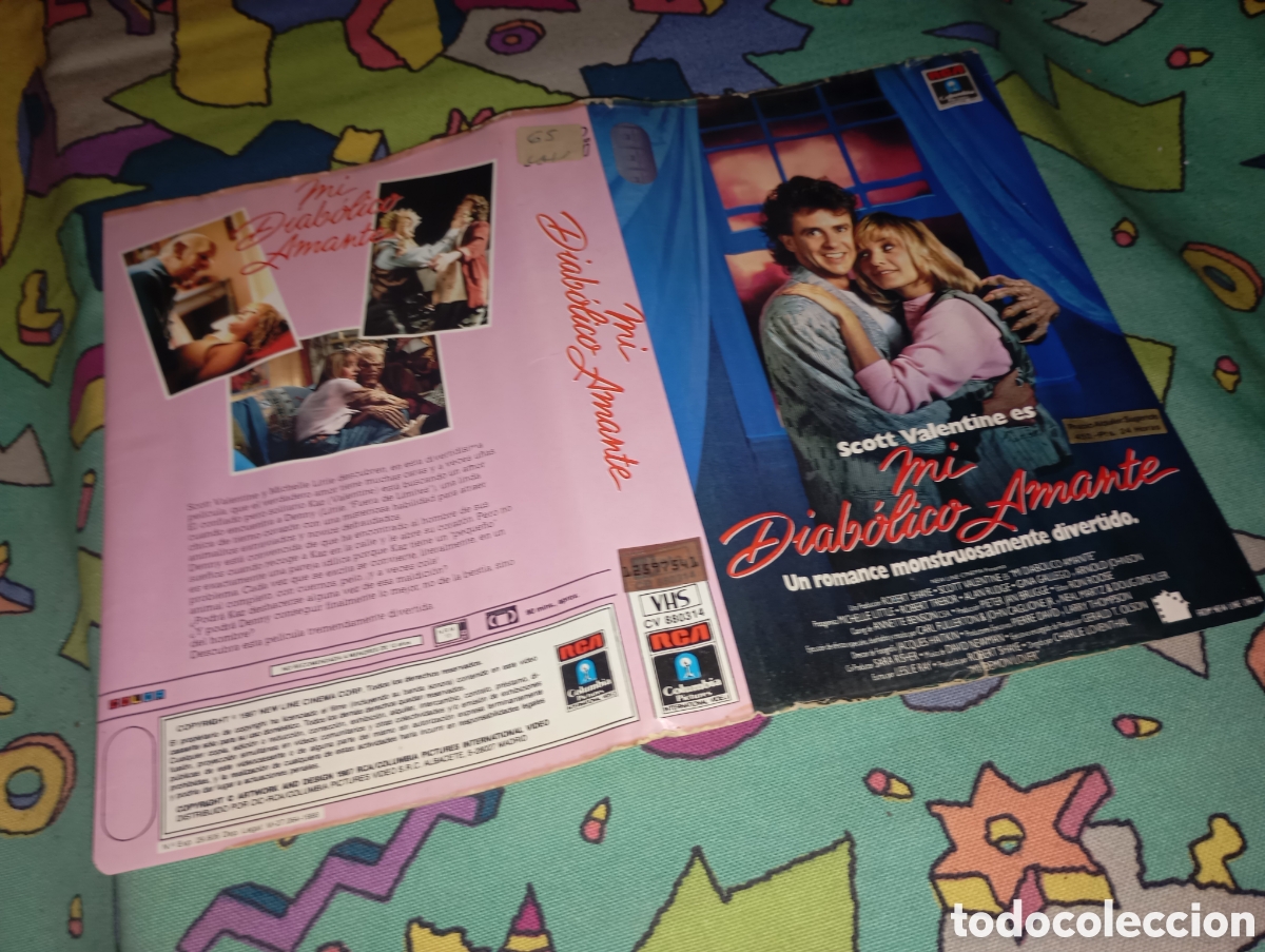 Cinema: Car&aacute;tula vhs- mi diab&oacute;lico amante
