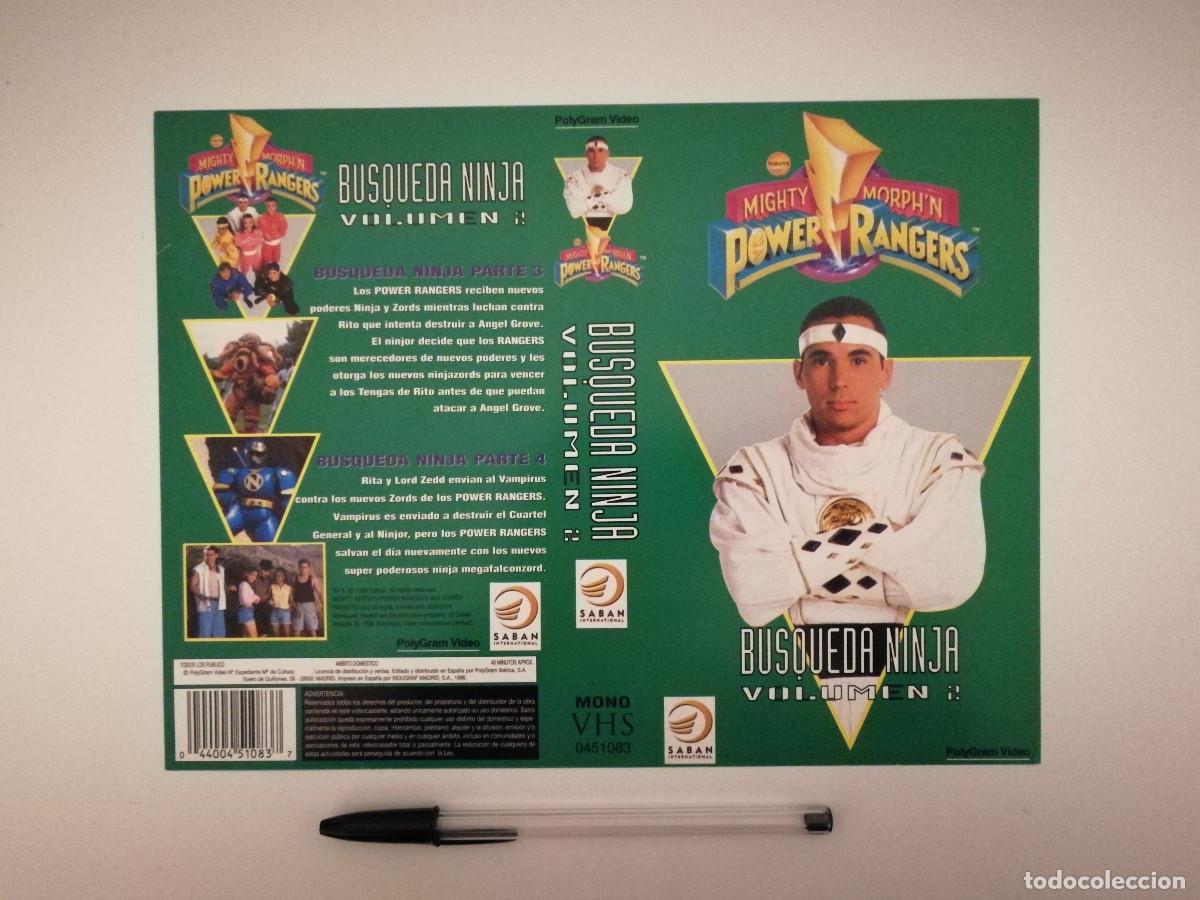 Cin&eacute;ma: CARATULA ORIGINAL -A4- Mighty Morph'n Power Rangers - SUPERHEROES - BUSQUEDA NINJA VOLUMEN 2