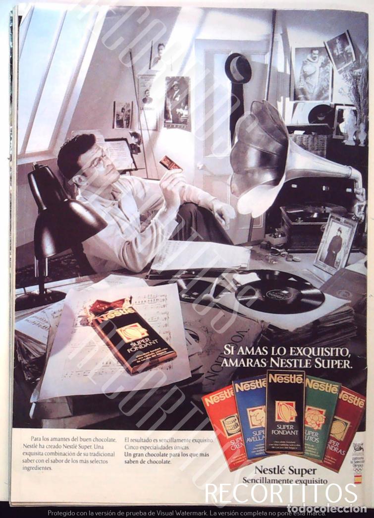 Cin&eacute;ma: nestle chocolate anuncio publicidad