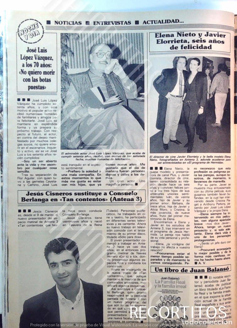Cine: jllv jose luis lopez vazquez ELENA NIETO JAVIER ELORRIETA JESUS CISNEROS