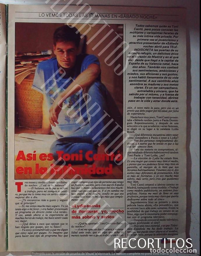 Cine: TONI CANTO ACTOR 1987