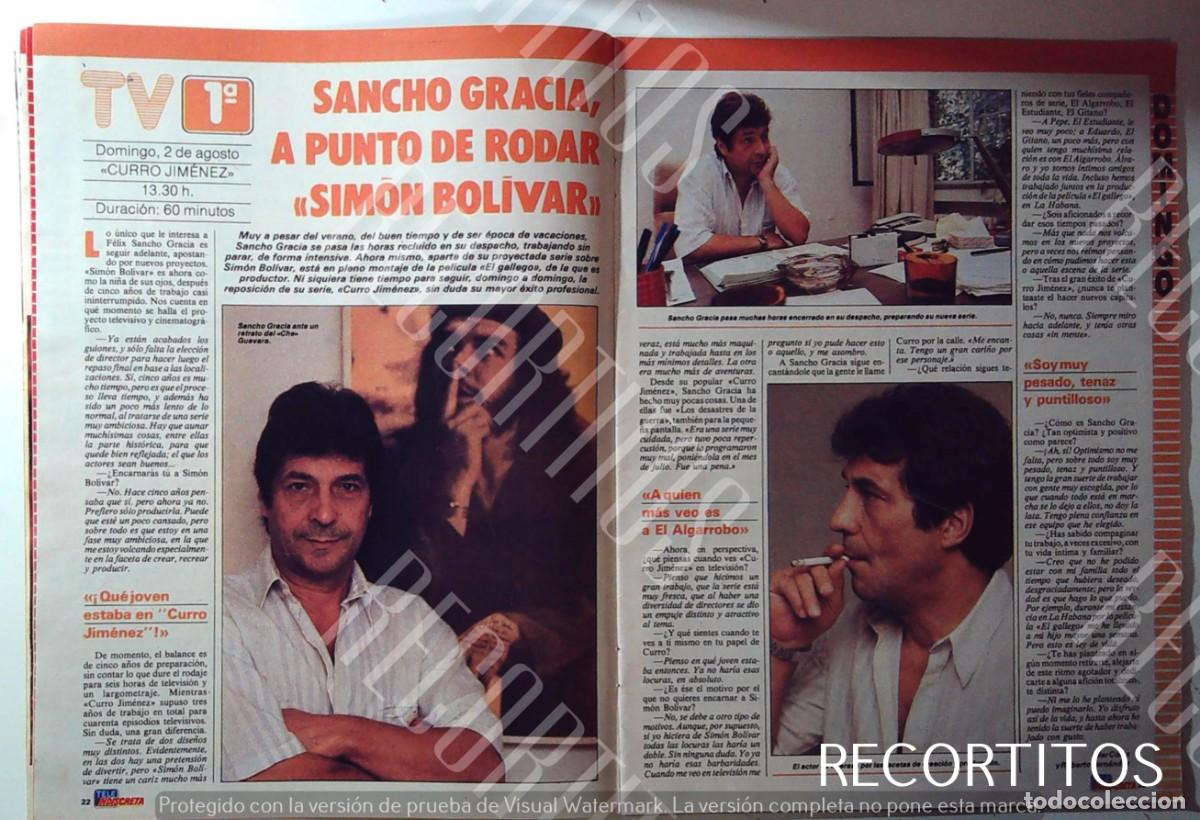 Cinema: SANCHO GRACIA SIMON BOLIVAR