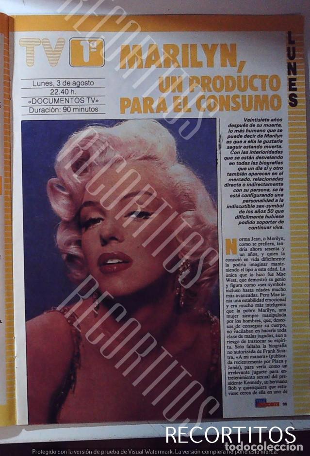 Cine: MARILYN MONROE NORMA JEAN - Foto 1