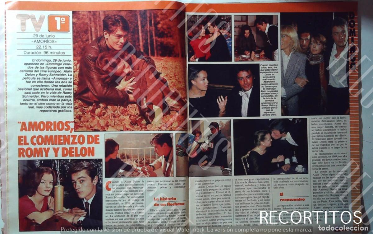 Cinema: alain delon romy schneider AMORIOS