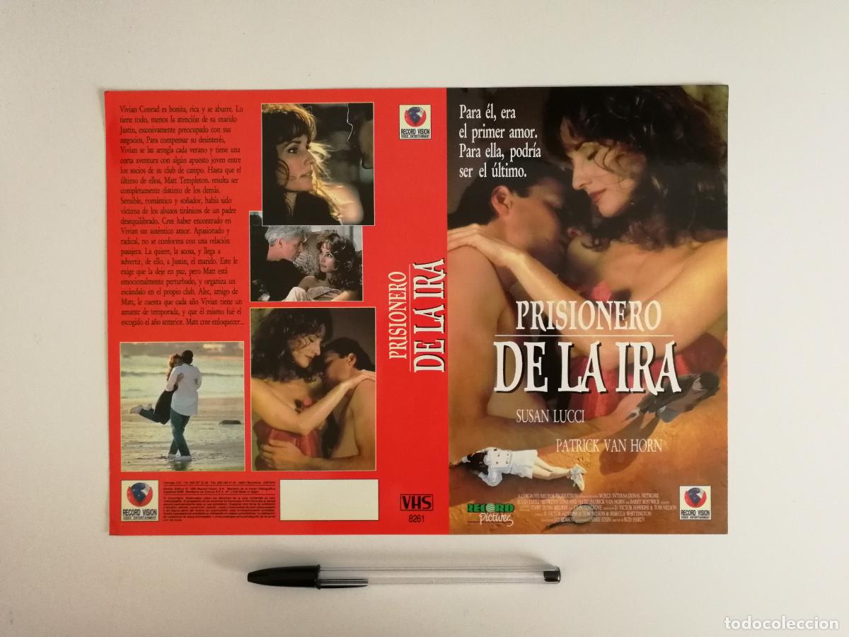 Cinema: CARATULA ORIGINAL -A4- PRISIONERO DE LA IRA - ARCHIVO - SUSAN LUCCI - THRILLER SUSPENSE