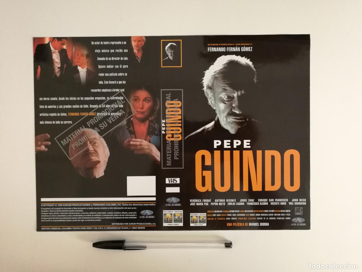 Cinema: CARATULA ORIGINAL -A4- PEPE GUINDO - FERNANDO FERNAN GOMEZ - CINE ESPA&Ntilde;OL