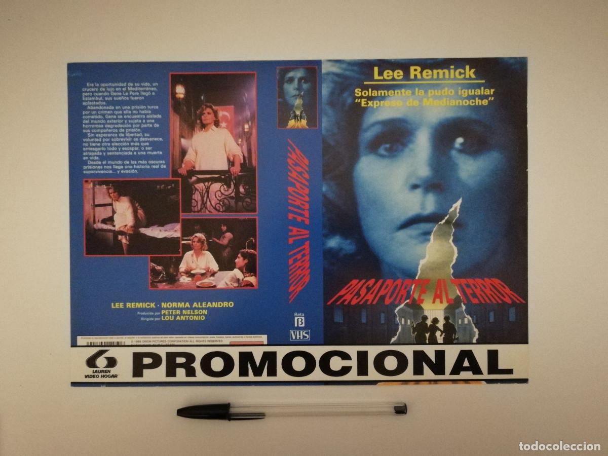 Cinema: CARATULA ORIGINAL -A4- PASAPORTE AL TERROR - LEE REMICK