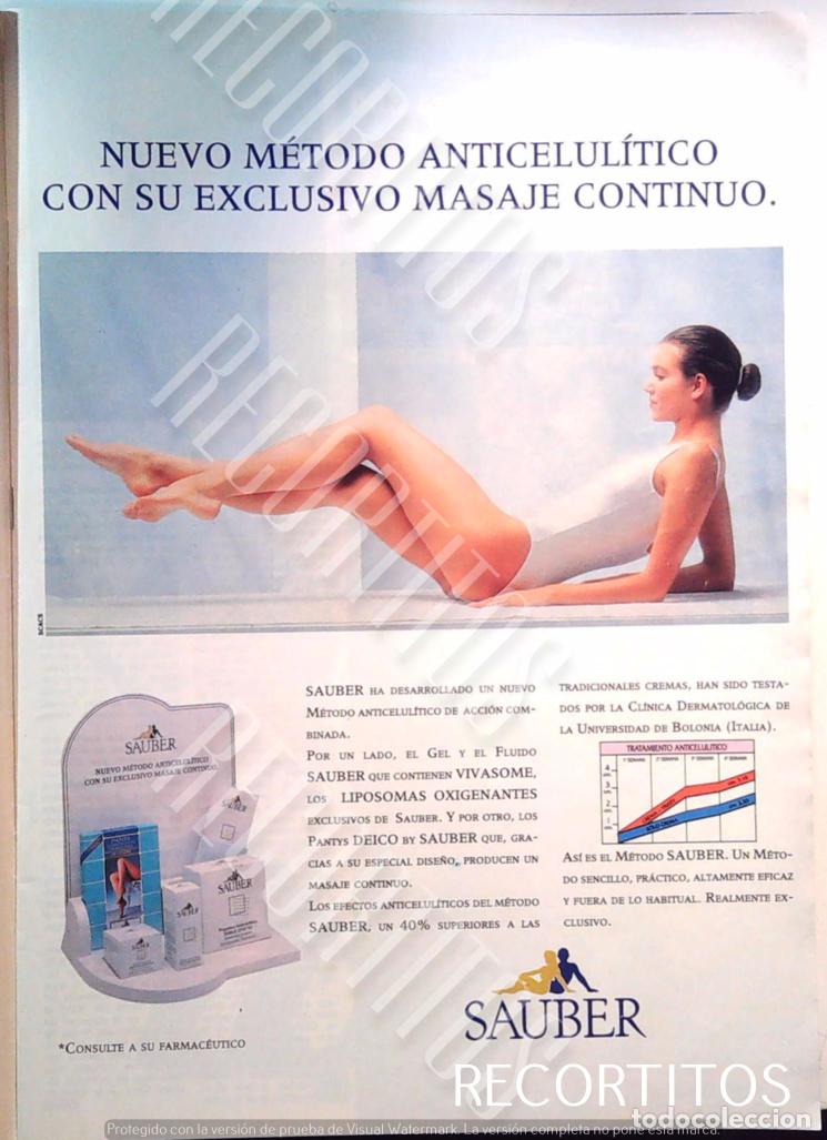 Kino: SAUBER ANUNCIO PUBLICIDAD BA&Ntilde;O COSMETICA LENCERIA