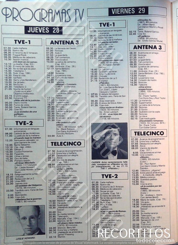 Kino: CASSEN HUMOR EN TV PROGRAMACION