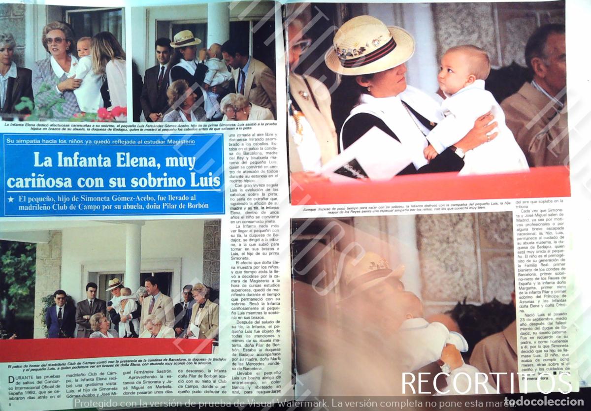 Cinema: LA INFANTA ELENA CON SU SOBRINO LUIS