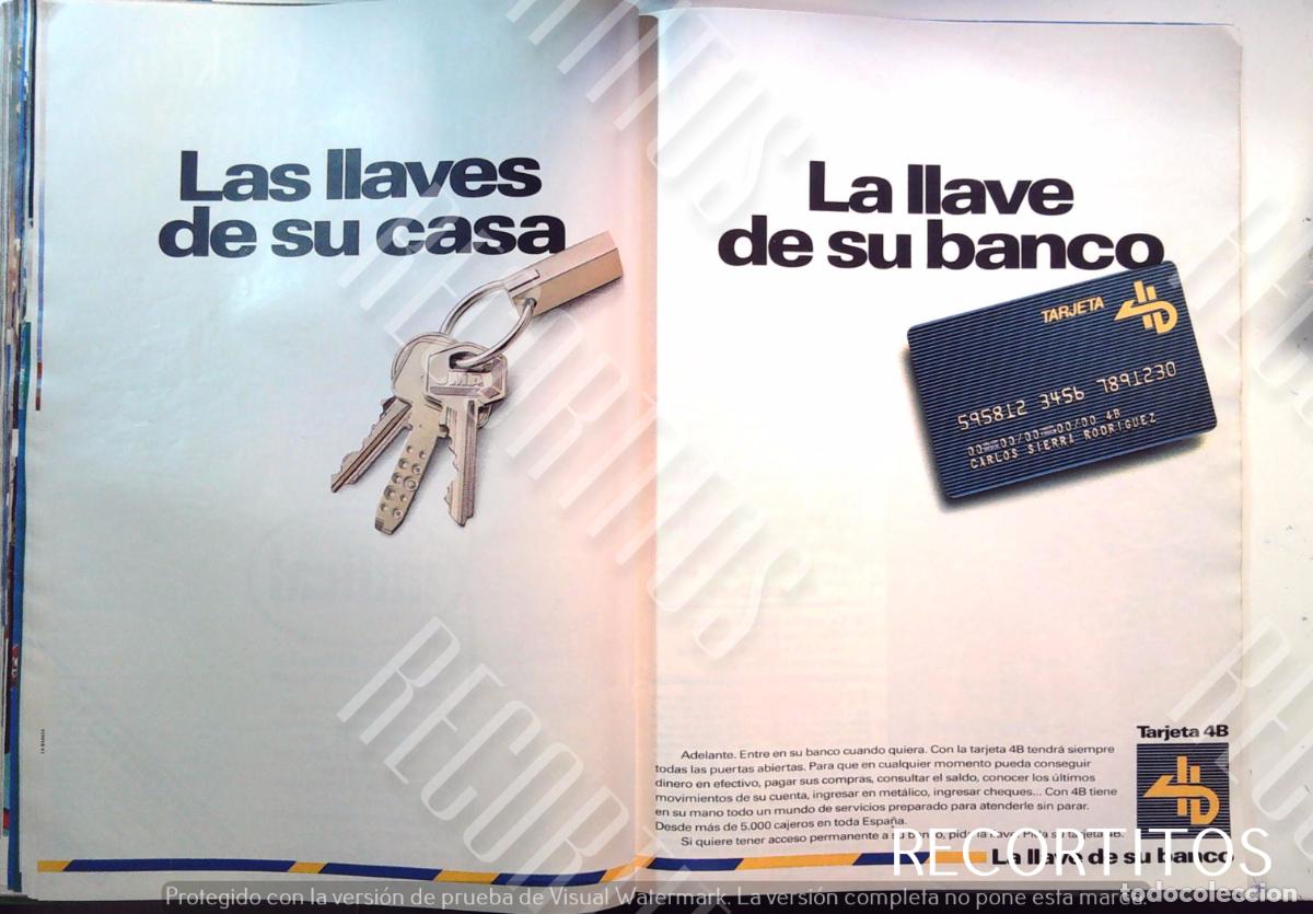 Cinema: TARJETA 4B ANUNCIO PUBLICIDAD