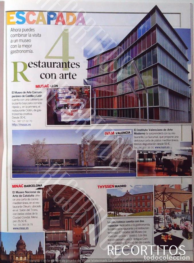 Cinema: RESTAURACION MUSAC LEON IVAM VALENCIA THYSSEN MADRID MNAC BARCELONA