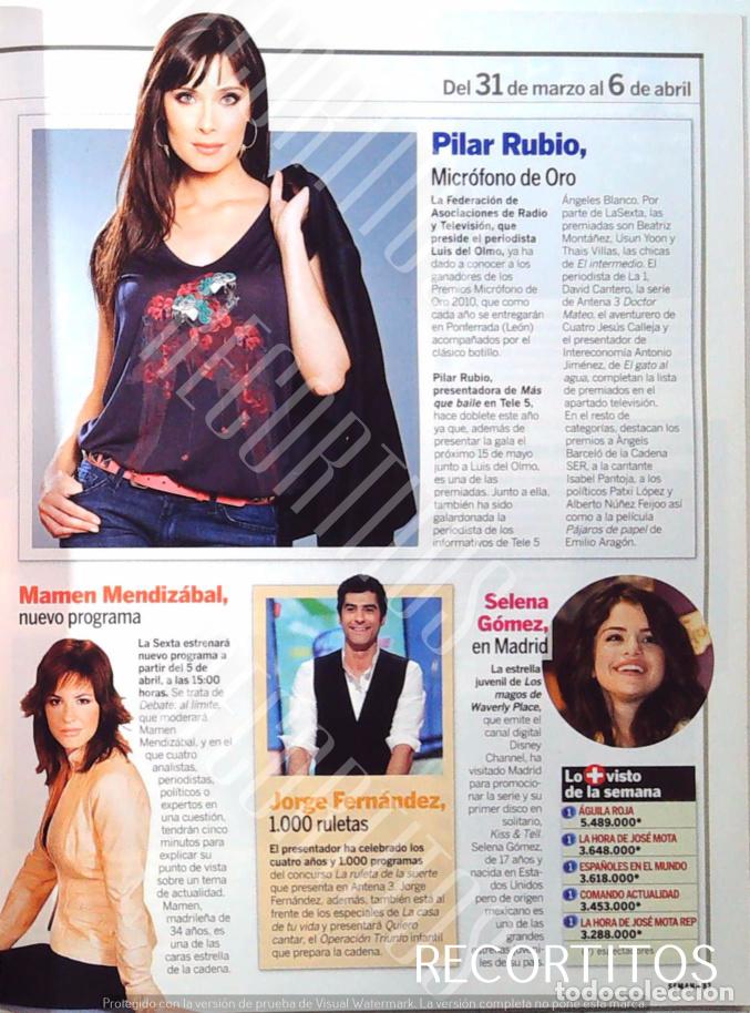 Kino: MAMEN MENDIZABAL JORGE FERNANDEZ PILAR RUBIO SELENA GOMEZ