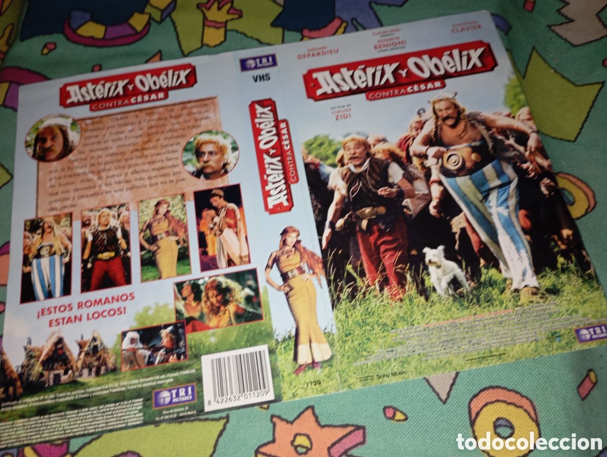 Cine: Car&aacute;tula vhs- Ast&eacute;rix y obelix - Foto 1