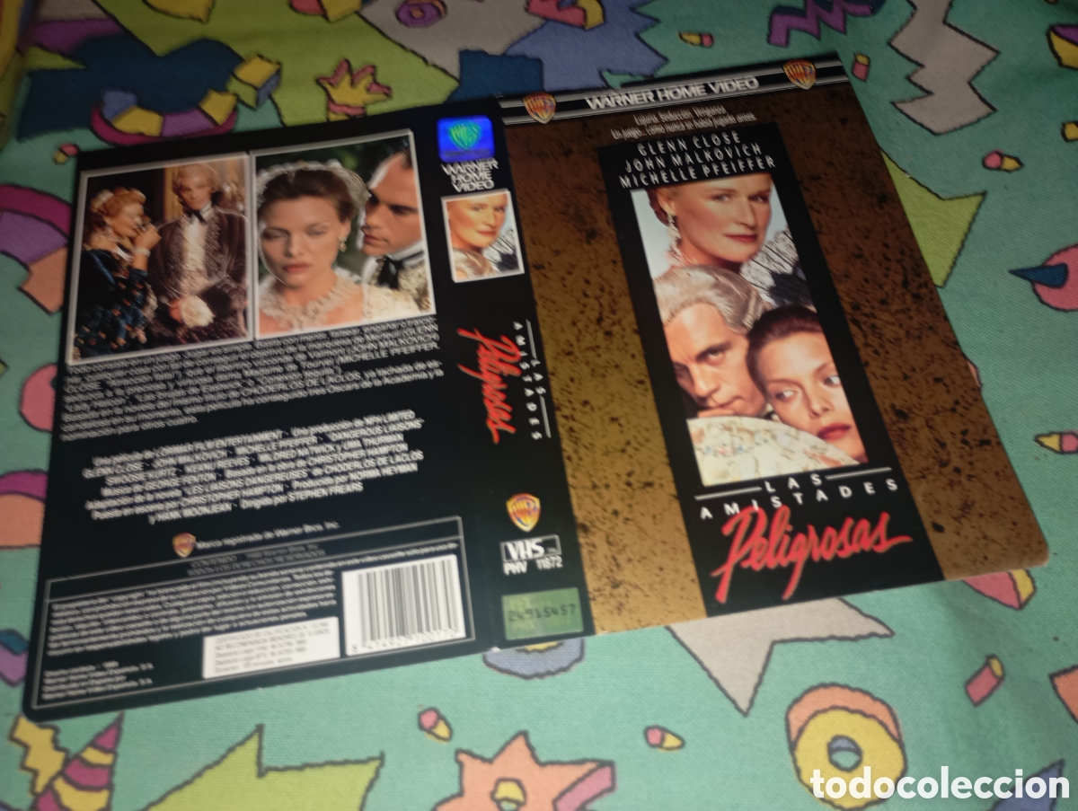 Kino: Car&aacute;tula vhs- las amistades peligrosas