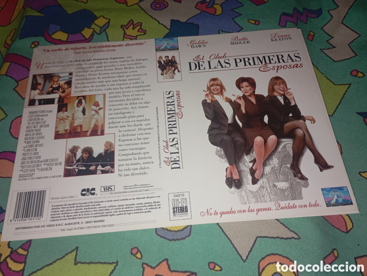 Kino: Car&aacute;tula vhs- el club de las primeras esposas (2)