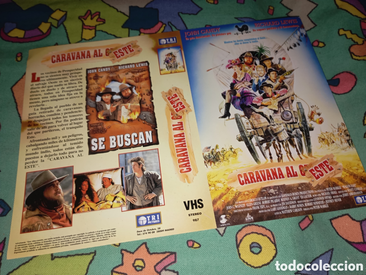 Kino: Car&aacute;tula vhs- caravana al oeste