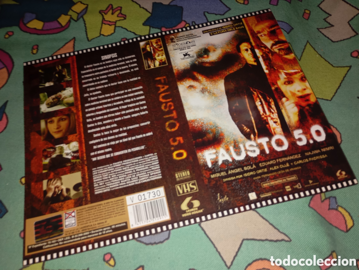 Kino: Car&aacute;tula vhs- fausto 5.0 - vd