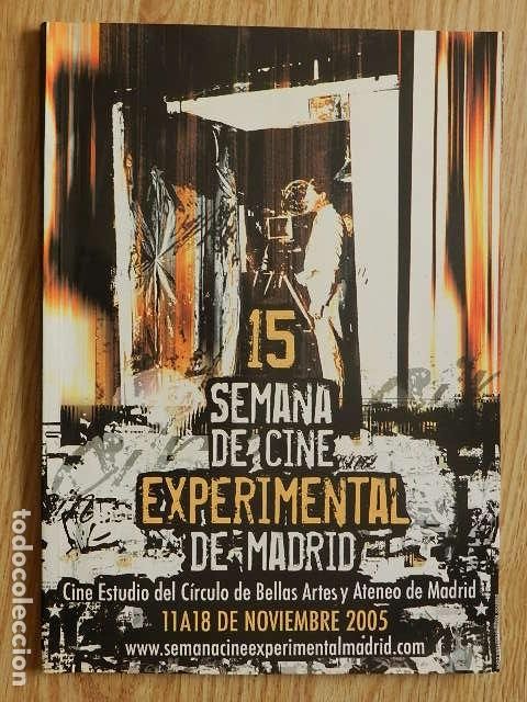 Cinema: 15&ordf; SEMANA DE CINE EXPERIMENTAL DE MADRID a&ntilde;o 2005 - CATALOGO OFICIAL