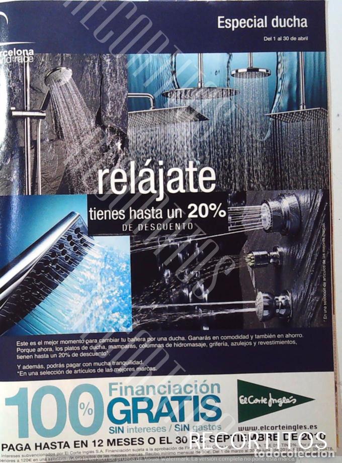 Cinema: EL CORTE INGLES DESCUENTO EN DUCHAS ANUNCIO PUBLICIDAD