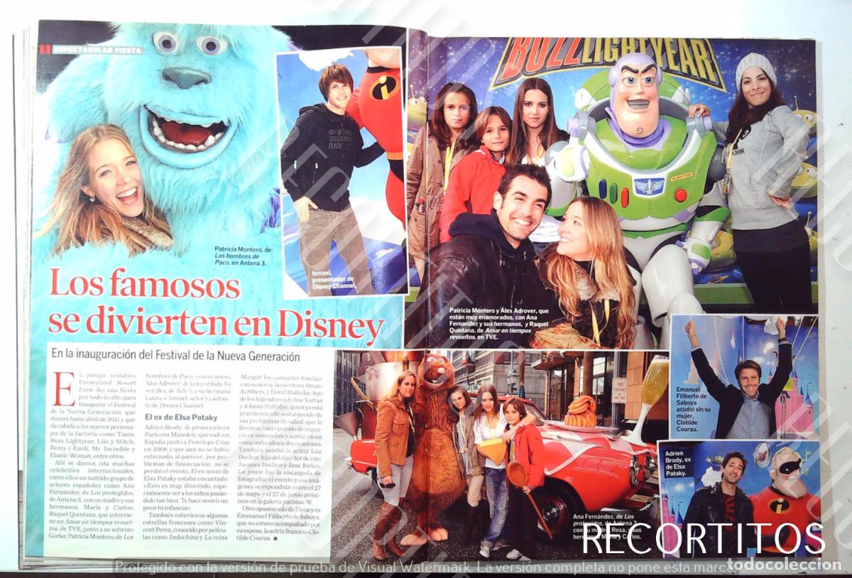 Cinema: PATRICIA MONTERO ADRIEN BRODY EURODISNEY ANA FERNANDEZ EMMANUEL FILIBERTO DE SANOYA