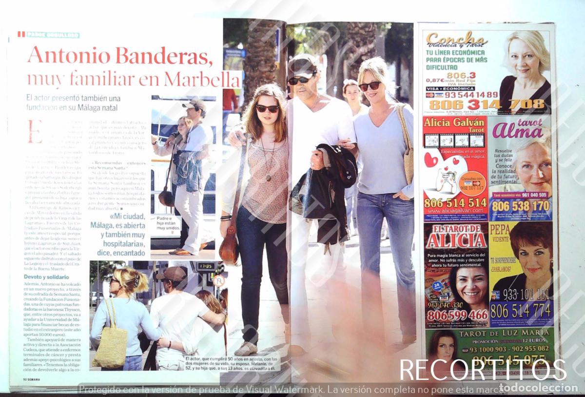 Kino: ANTONIO BANDERAS MELANIE GRIFFITH CLINTON MARBELLA