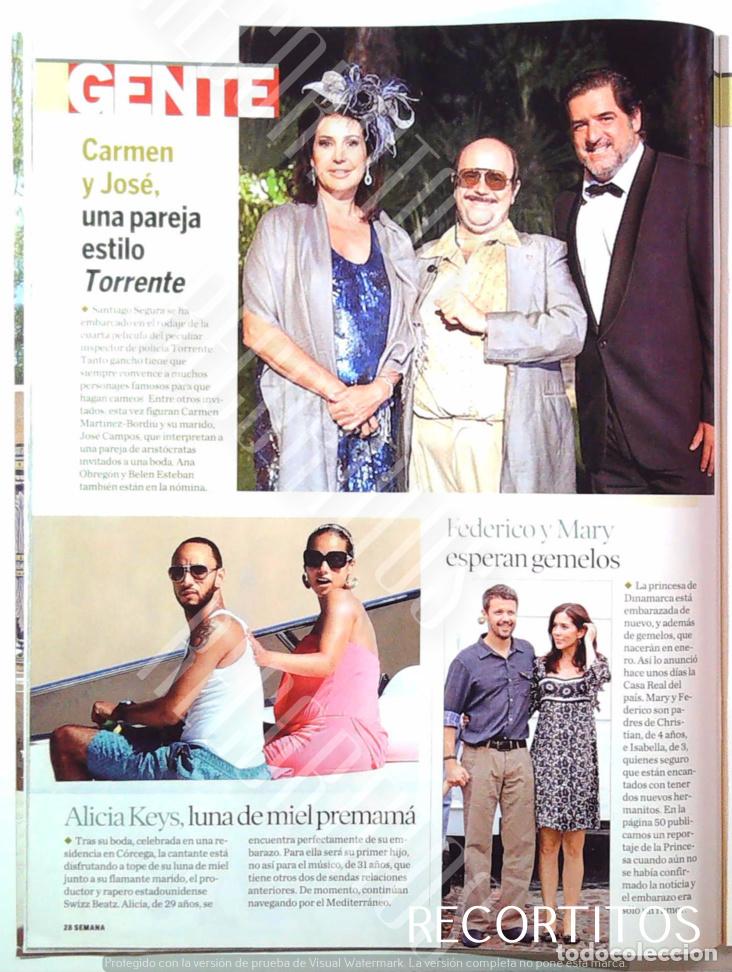 Cin&eacute;ma: MCMB MARIA DEL CARMEN MARTINEZ BORDIU ROSSI TORRENTE SANTIAGO SEGURA ALICIA KEYS