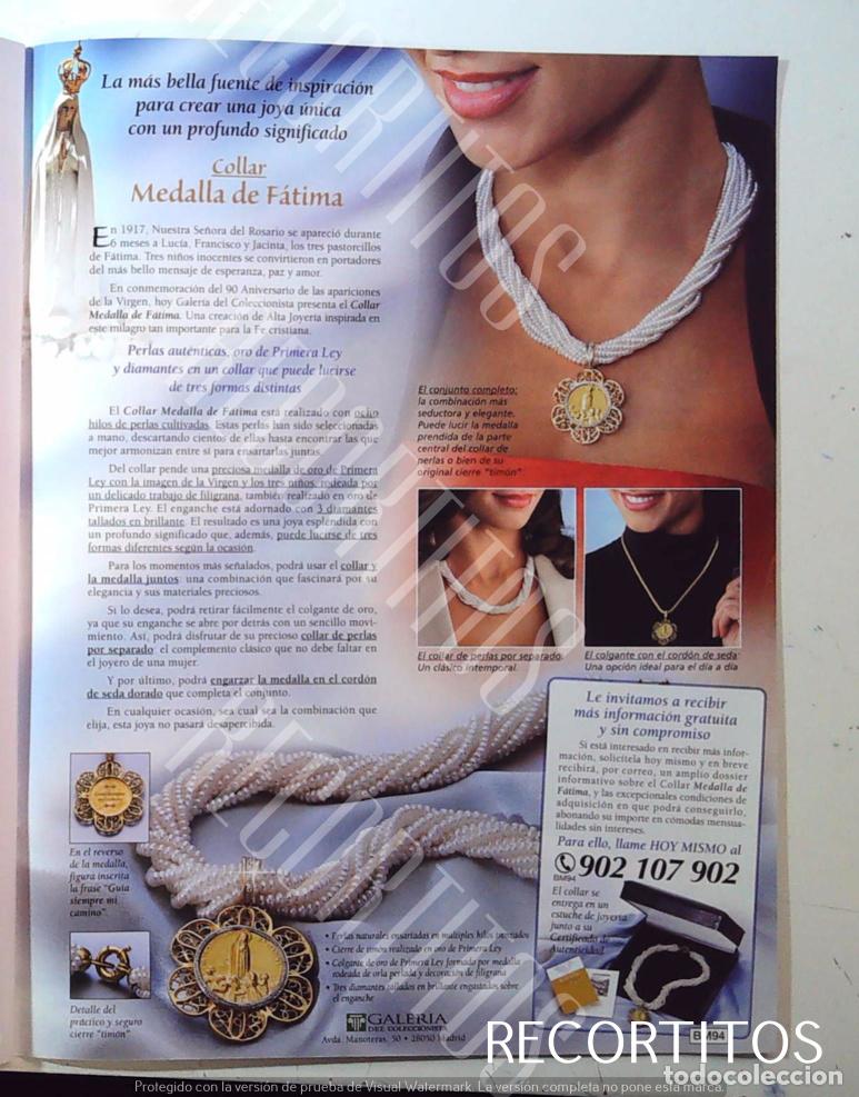Cine: LA MEDALLA DE FATIMA ANUNCIO PUBLICIDAD