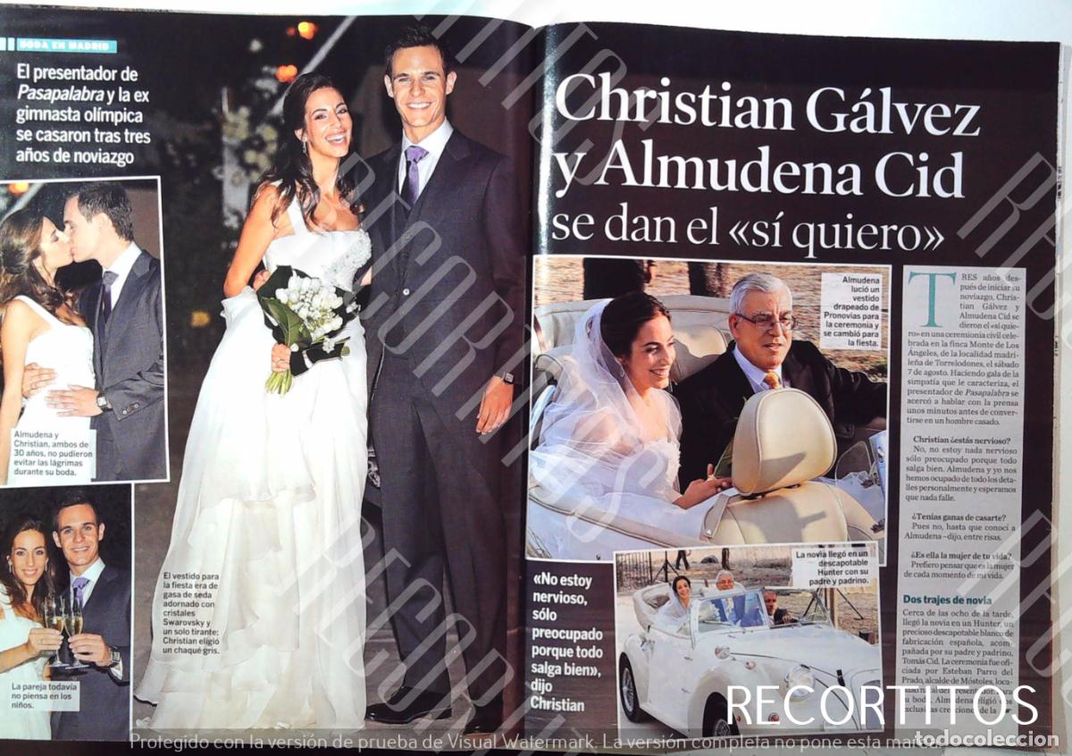 Cine: CHRISTIAN GALVEZ ALMUDENA CID BODA