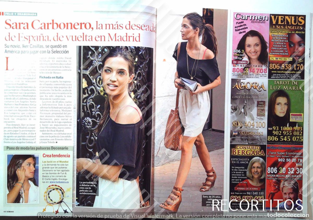 Cinema: SARA CARBONERO SIN IKER EN MADRID