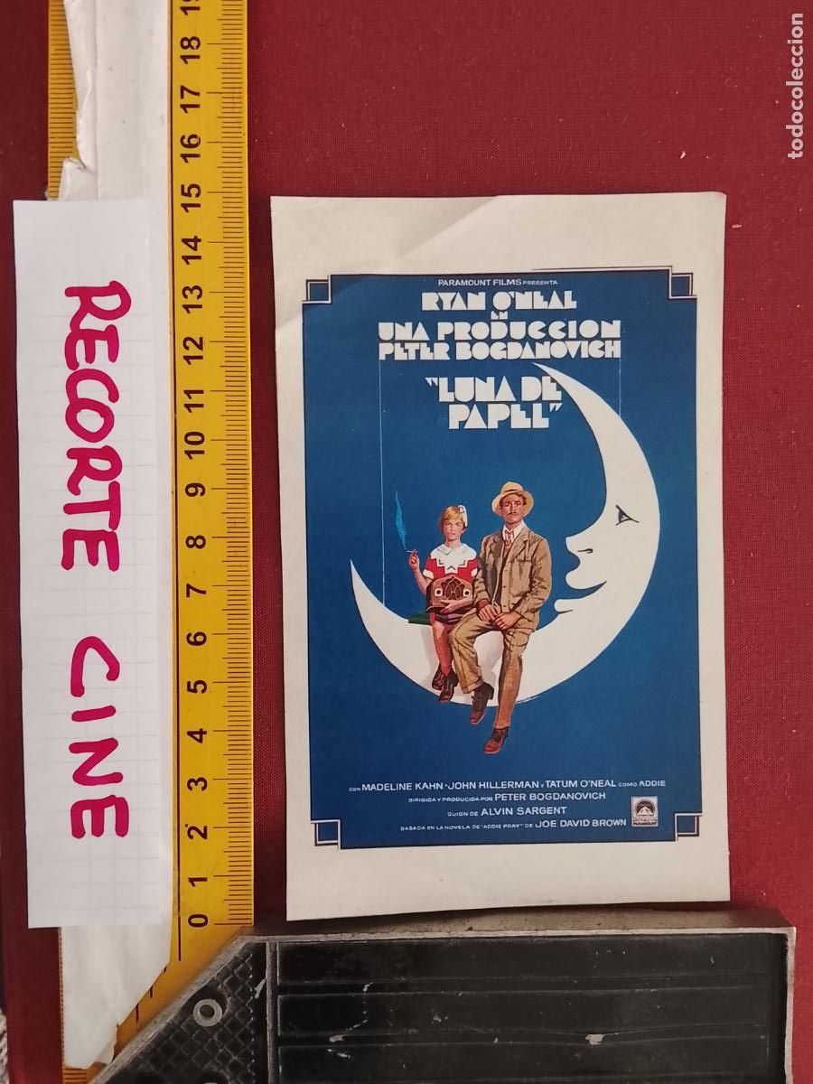 Cinema: RECORTE CINEMATOGRAFICO RECORTE PORTADA PELICULA CINE - LUNA DE PAPEL