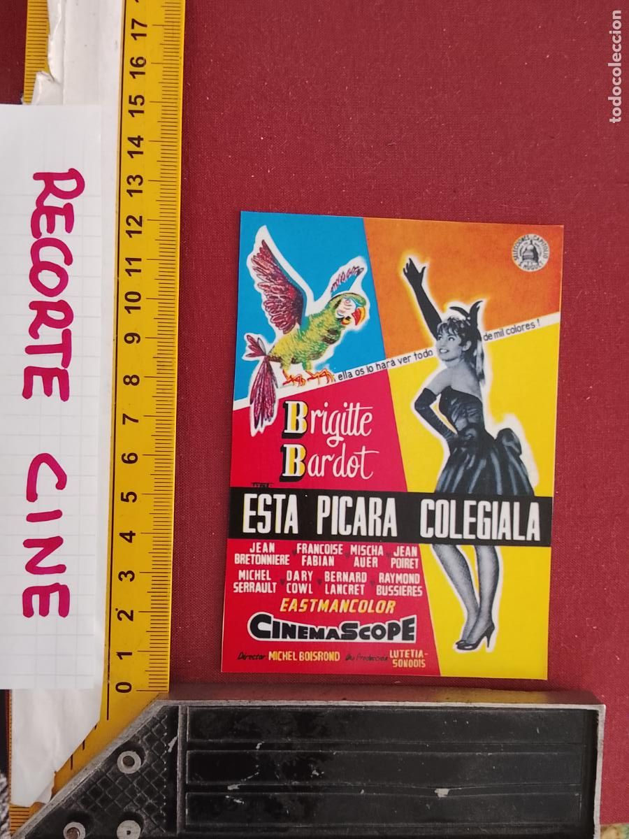 Cinema: RECORTE CINEMATOGRAFICO RECORTE PORTADA PELICULA CINE - ESTA PICARA COLEGIALA