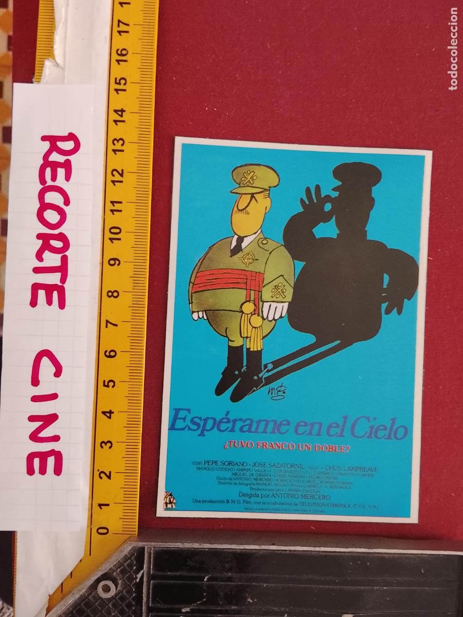 Cinema: RECORTE CINEMATOGRAFICO RECORTE PORTADA PELICULA CINE - ESPERAME EN EL CIELO