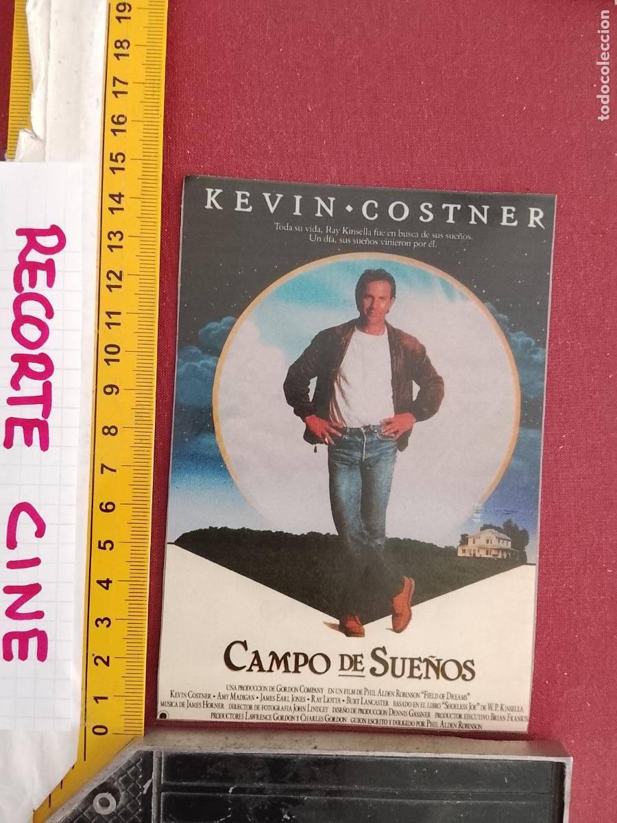 Cinema: RECORTE CINEMATOGRAFICO RECORTE PORTADA PELICULA CINE - CAMPO DE SUE&Ntilde;OS