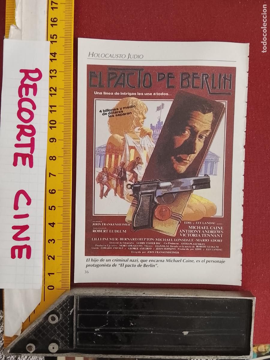 Cinema: RECORTE CINEMATOGRAFICO RECORTE PORTADA PELICULA CINE - EL PACTO DE BERLIH