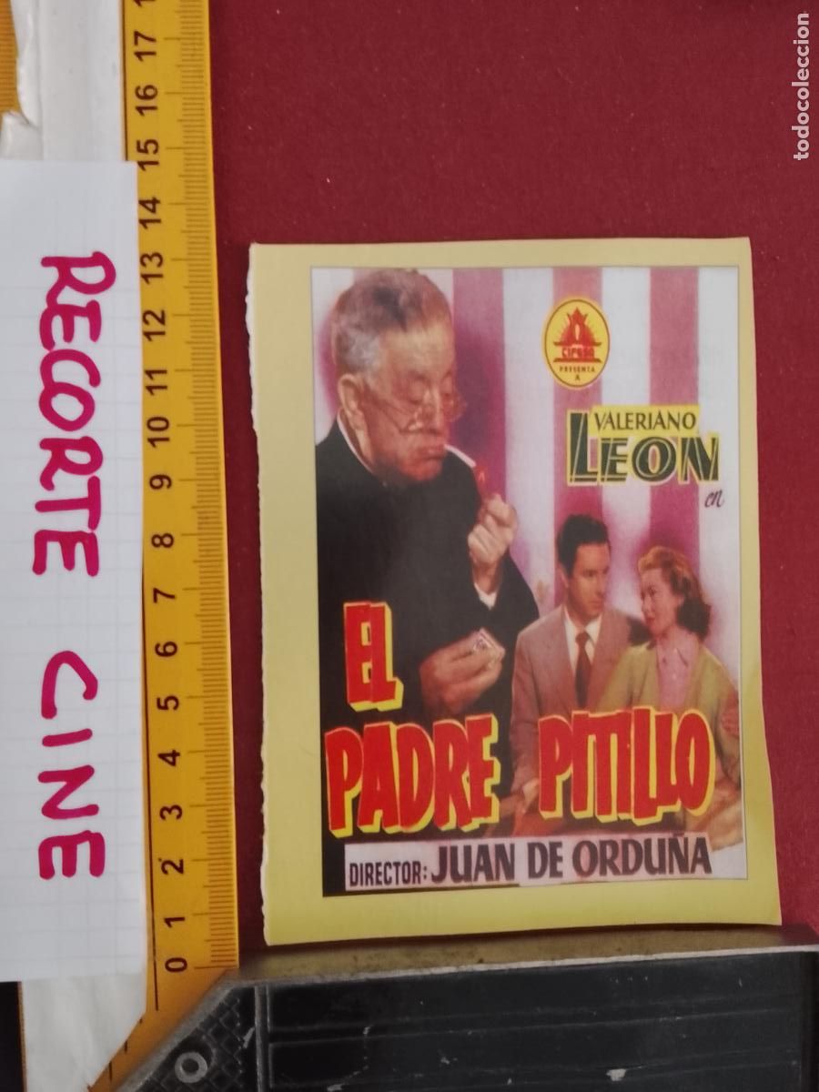 Cinema: RECORTE CINEMATOGRAFICO RECORTE PORTADA PELICULA CINE - EL PADRE PITILLO