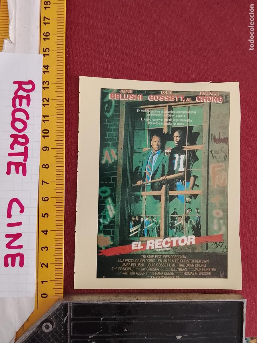 Cinema: RECORTE CINEMATOGRAFICO RECORTE PORTADA PELICULA CINE - EL RECTOR