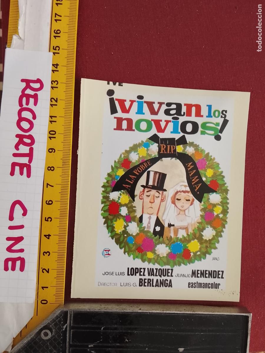 Cinema: RECORTE CINEMATOGRAFICO RECORTE PORTADA PELICULA CINE - VIVAN LOS NOVIOS